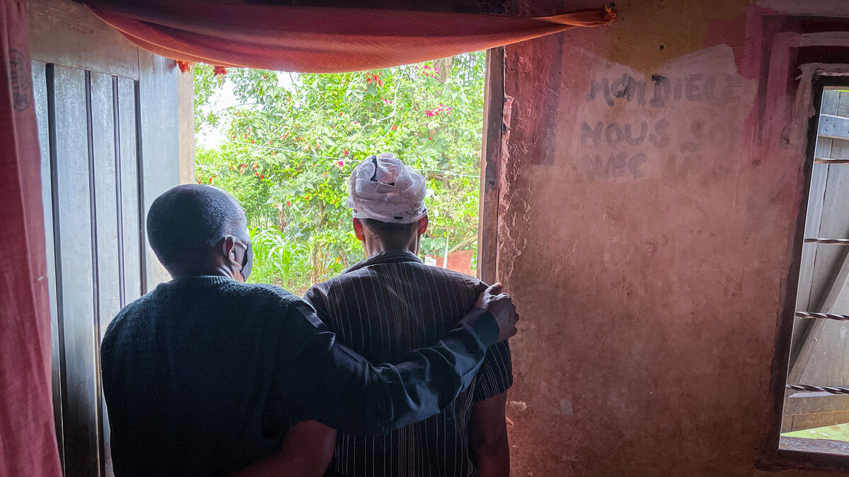 Uganda. Refugee family from DR Congo relocates to Norway