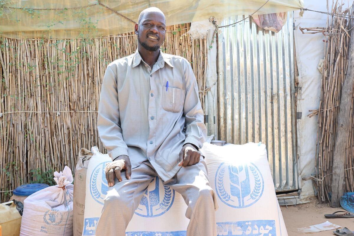 Chad. Beneficiary of the PADERCA Project at the Zabout camp for rain-fed crop production