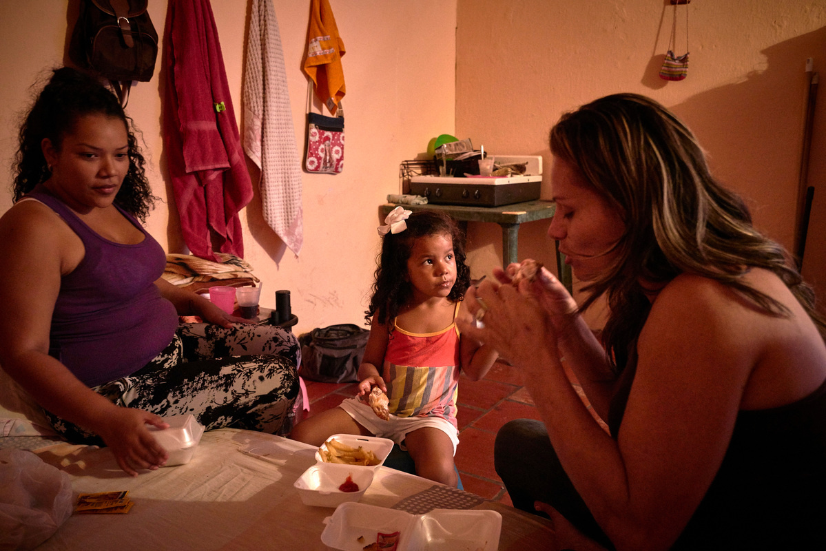 COLOMBIA - Venezuelan migrants in Cucuta who have fled their country because of current crisis