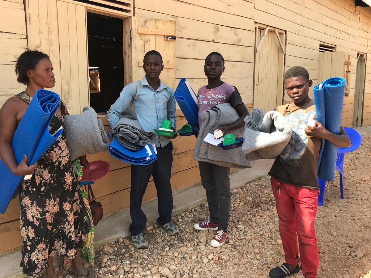 New arrivals in Matanda Transit Centre