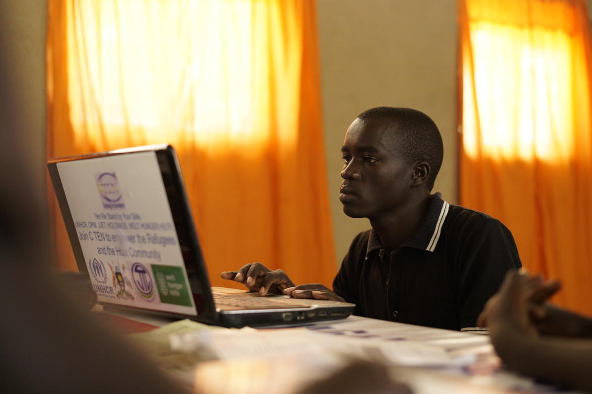 "Being online has really improved people's lives here – for us and the Ugandans," says Richard, 23.
