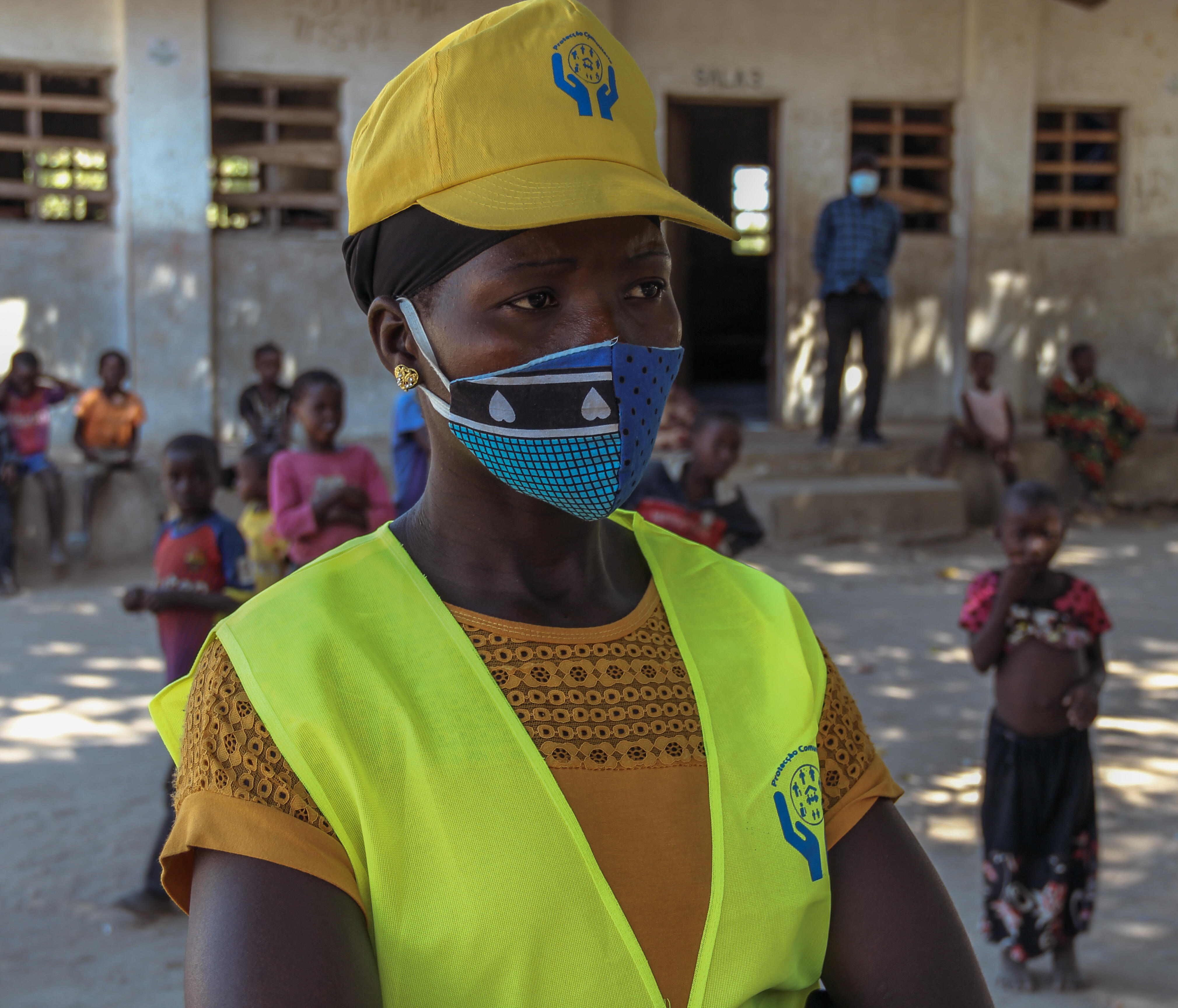 Mozambique. Displaced Mozambicans volunteer as protection focal points