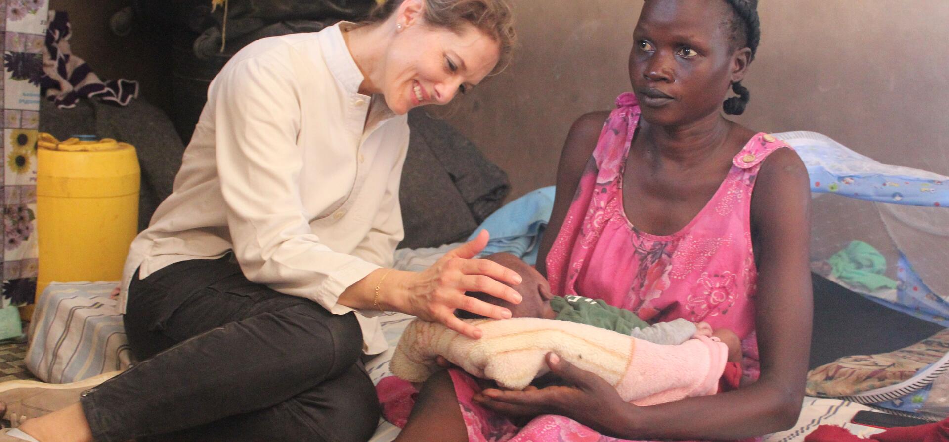 Princess Sarah in Kakuma refugee camp