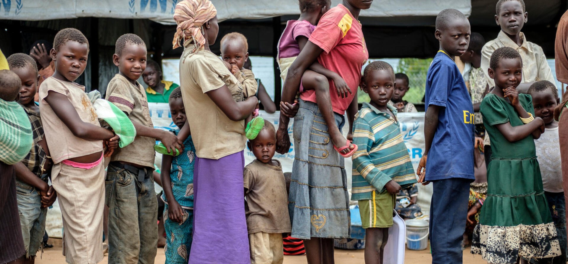 Uganda. South Sudan new arrivals