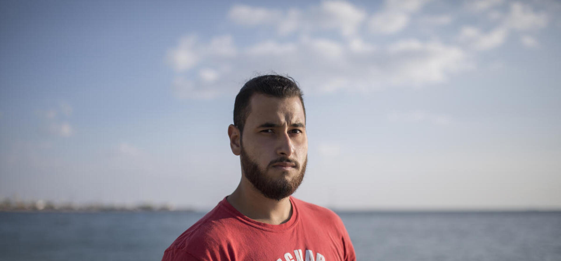 Greece. Syrian refugee helps save lives as volunteer lifeguard