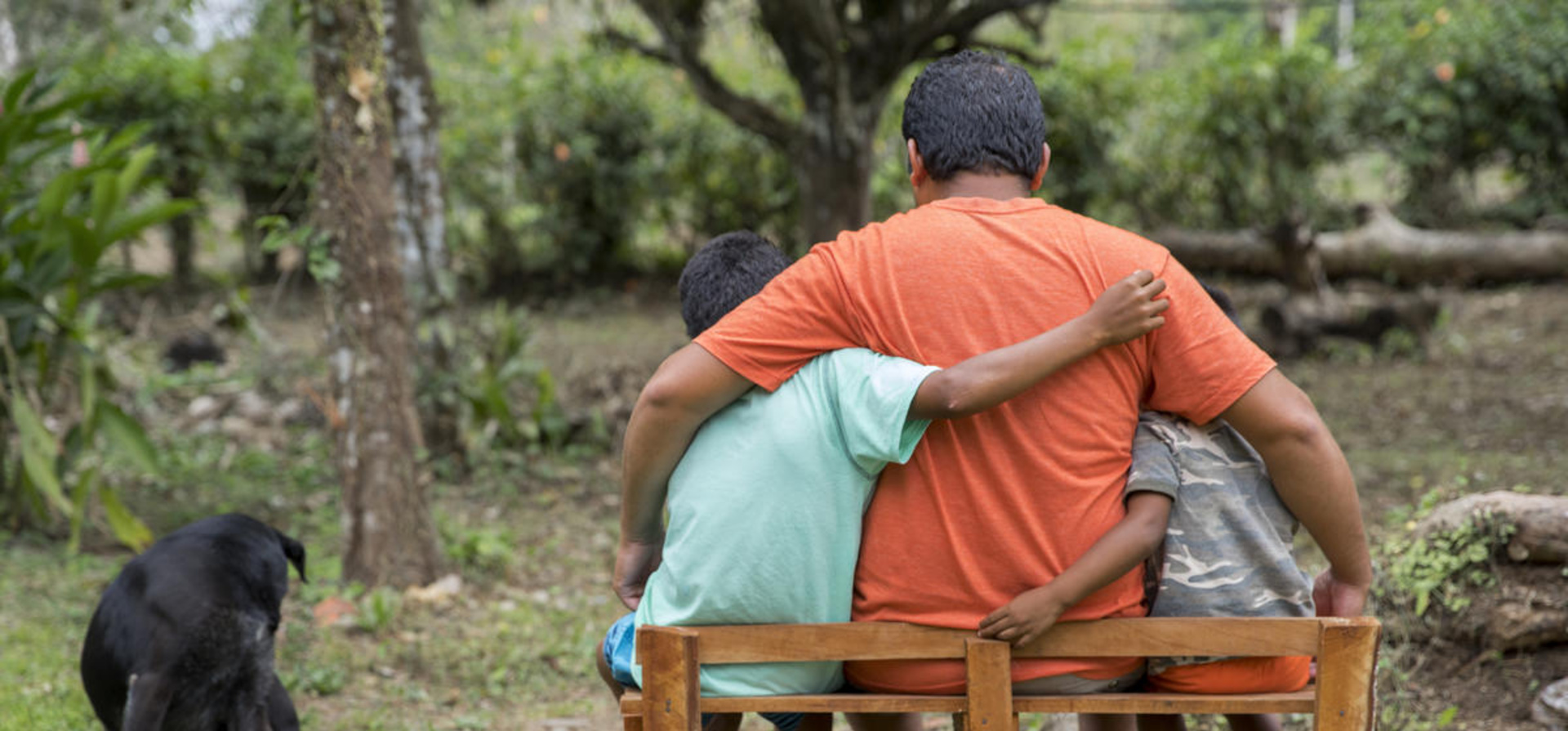 Costa Rica. Nicaraguan family that escaped from the political conflict in Nicaragua