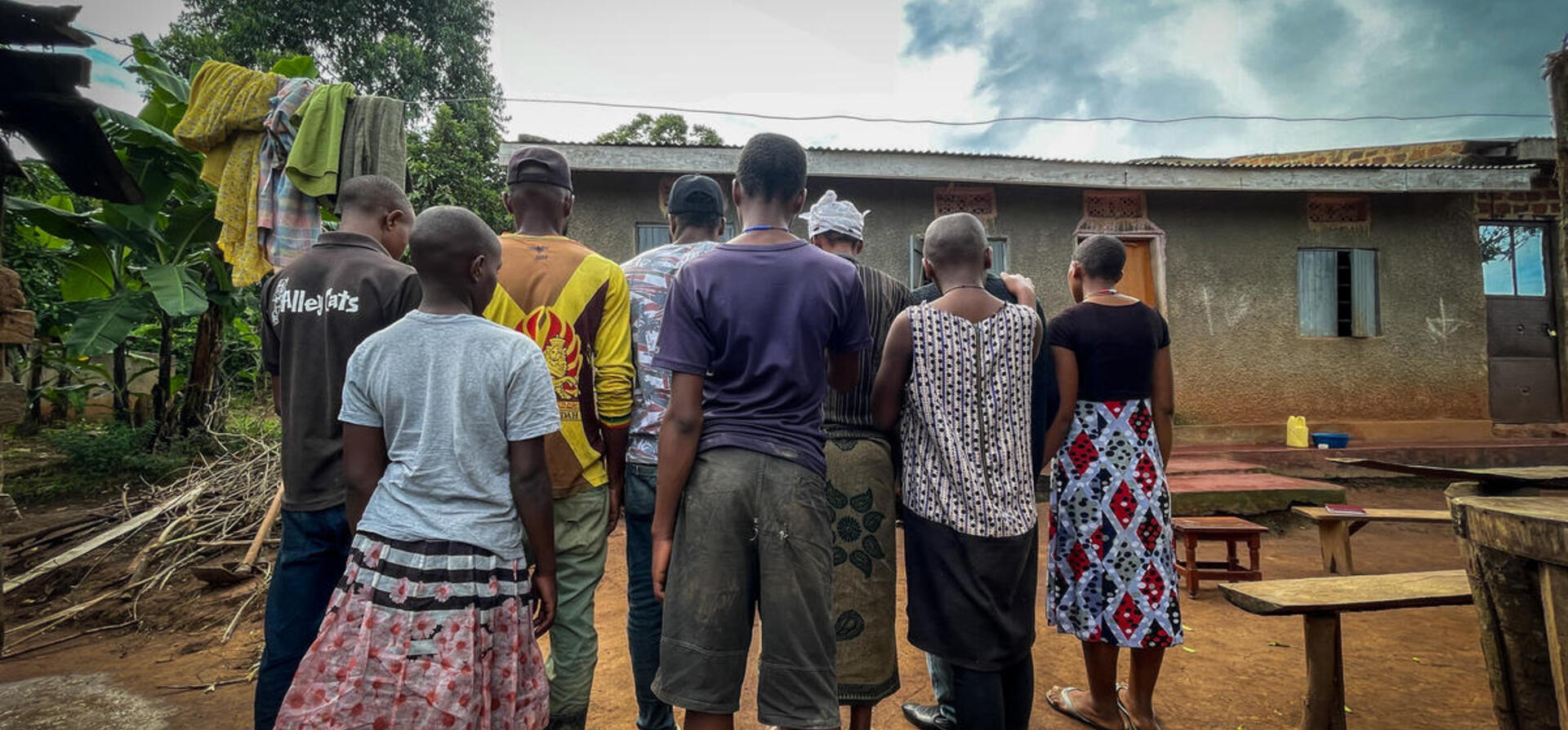 Uganda. Refugee family from DR Congo relocates to Norway