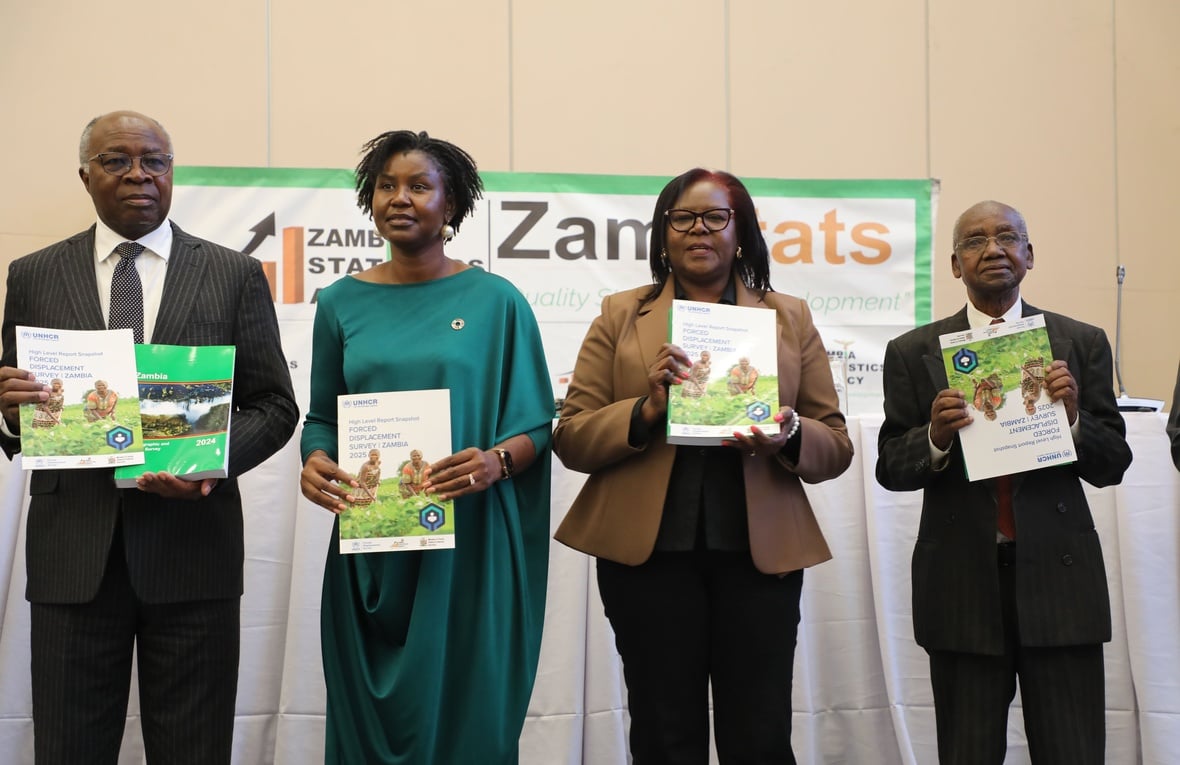 Government of Zambia, UNHCR Launch Forced Displacement Survey on Africa Statistics Day 