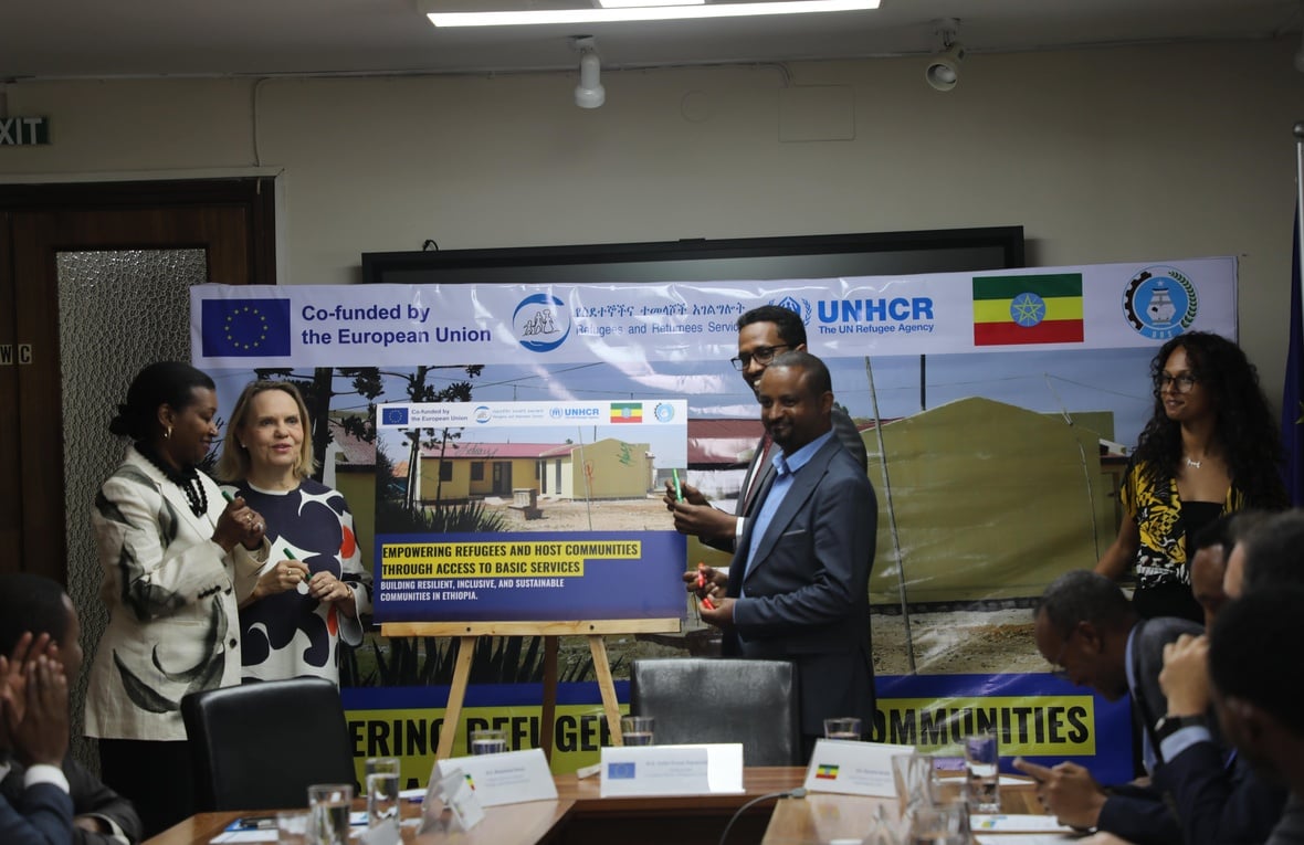 EU, UNHCR launch project to advance refugee inclusion in Kebribeyah, Ethiopia.