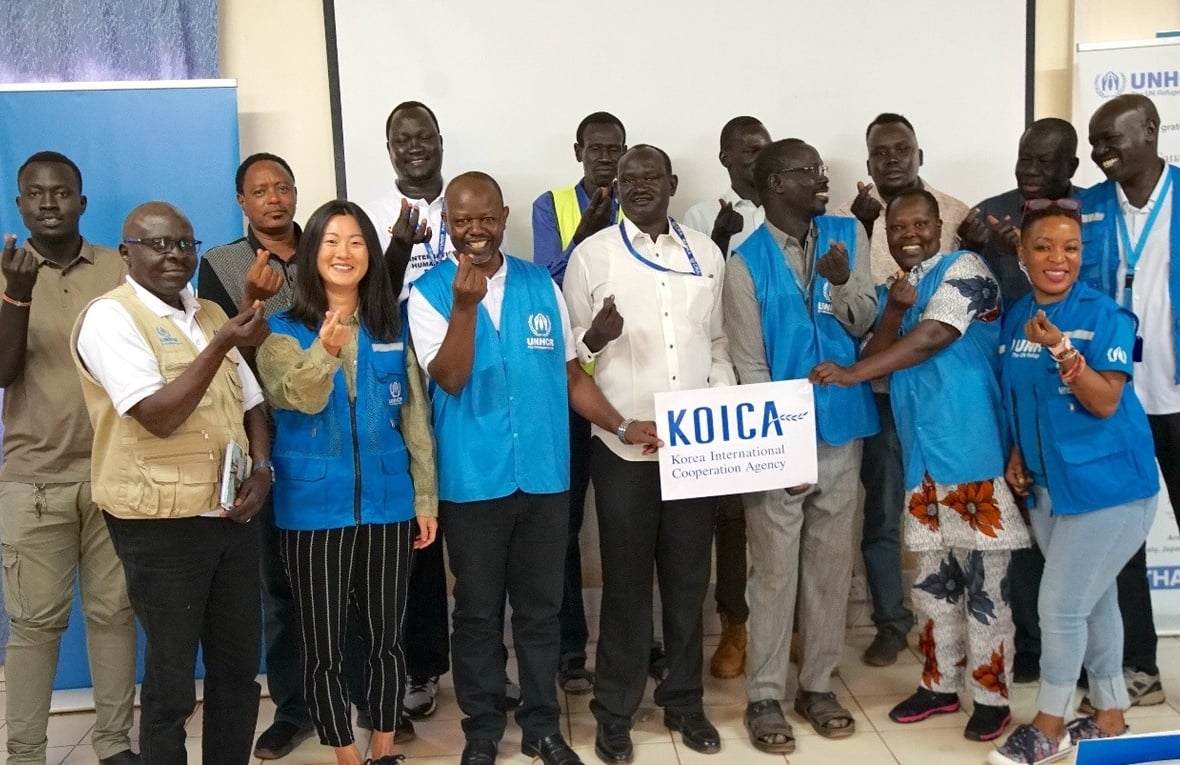 Participants at the KOICA learning event in Jamjang, South Sudan.