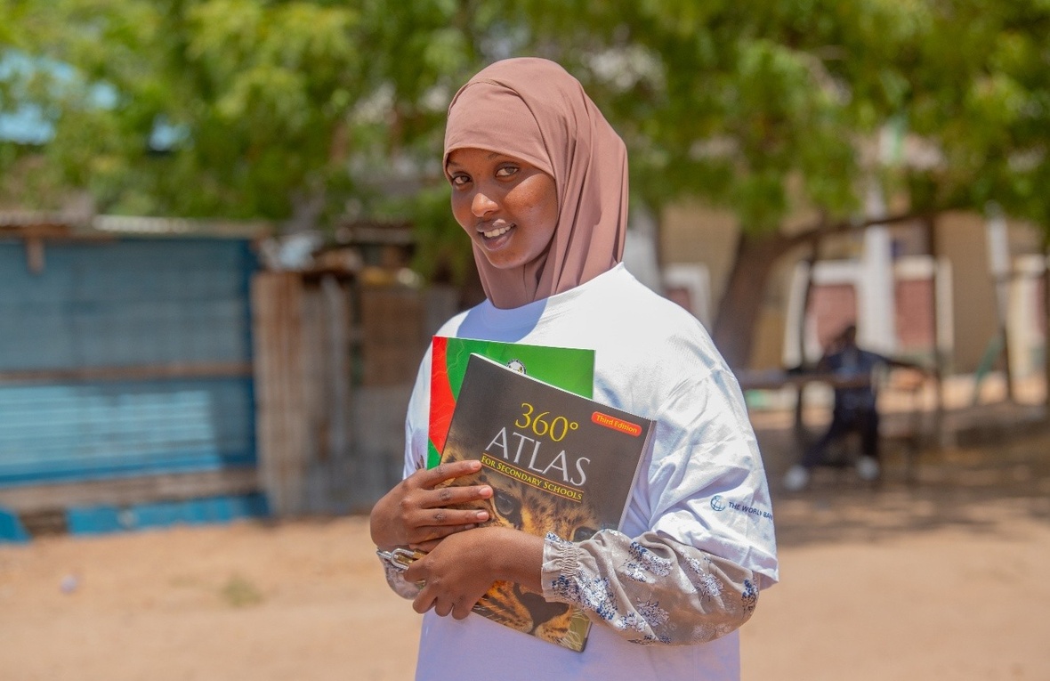 Born in Dadaab in northern Kenya, Bisharo Mohamed, an aspiring doctor, is one of 245 refugee students set to attend secondary school  across Kenya.