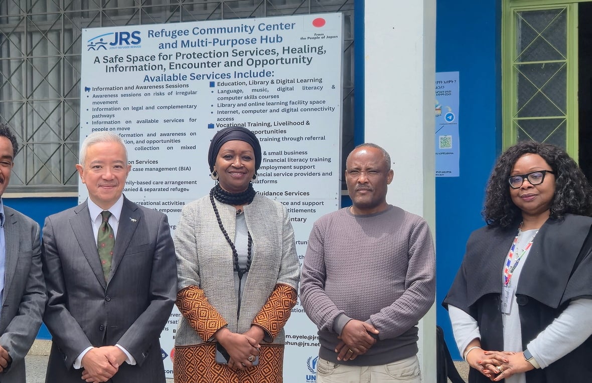 UNHCR, partners launch Multi-Purpose Hub in Addis Ababa to expand protection, information, and access to services for people on the move.