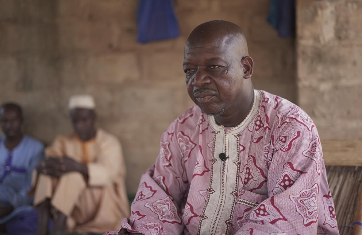Côte d'Ivoire. Domba Coulibaly hosts refugees from Burkina Faso in Ouangolodougou