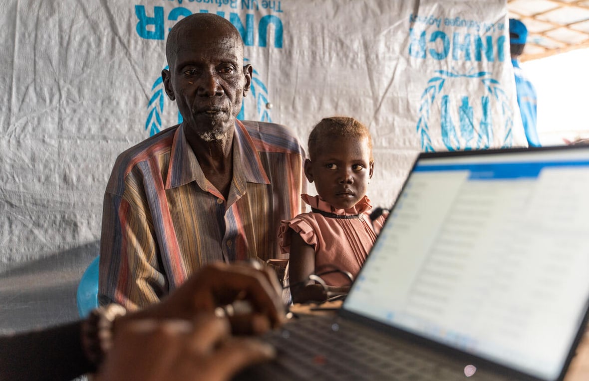 The transit Centre in Renk, near Joda border, supports those fleeing violence in Sudan