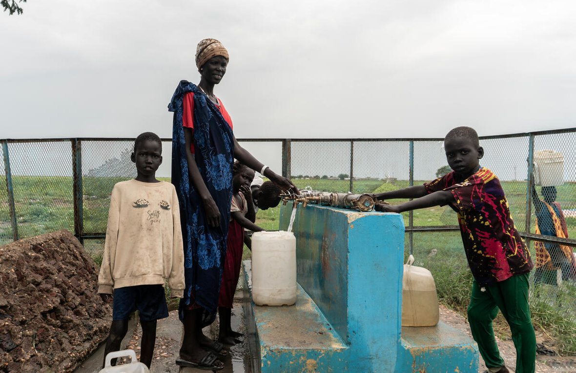 Sudan. Solar power brings clean water and hope to refugees and host communities in White Nile State