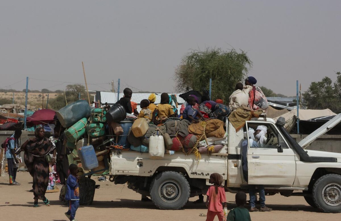 Chad. New influx of Sudanese refugees in Tiné