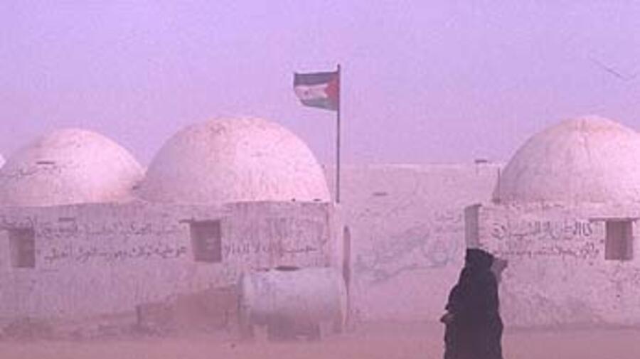 The desolate Dakhla Camp for Saharawi refugees in Algeria.