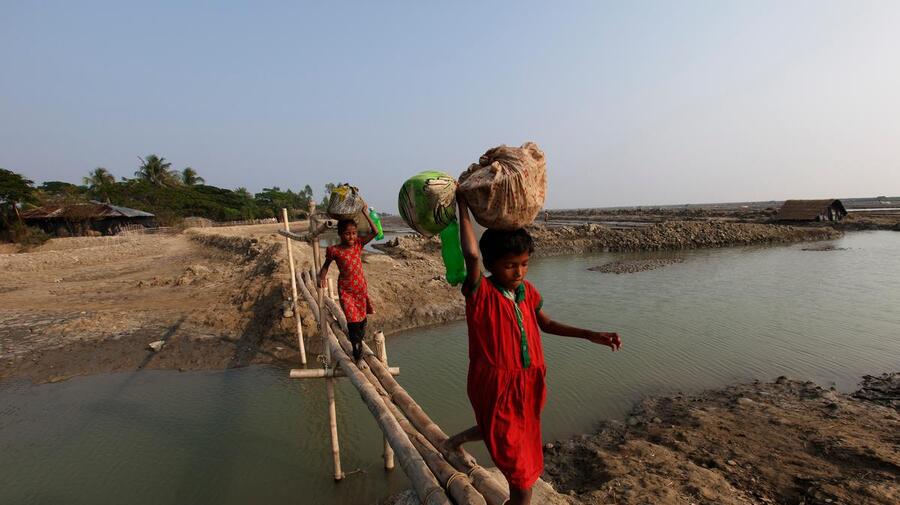 Bangladesh. Climate displaced people in Cox's Bazar