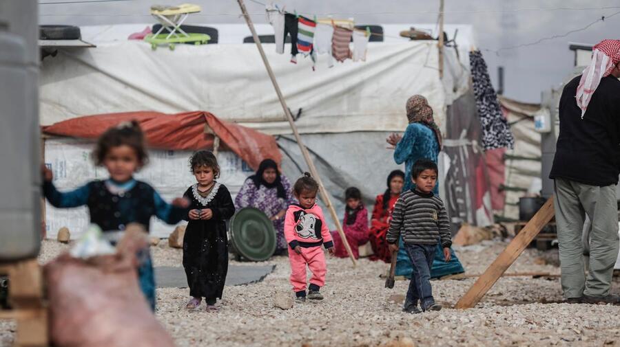Lebanon. United Nations High Commissioner for Refugees, Filippo Grandi visits Syrian refugees