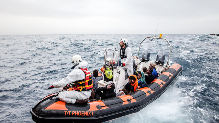 Malta. On board the Phoenix