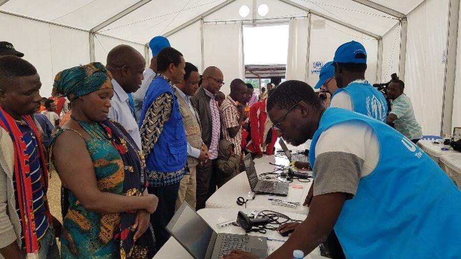 Verification exercise, Oruchinga Refugee Settlement