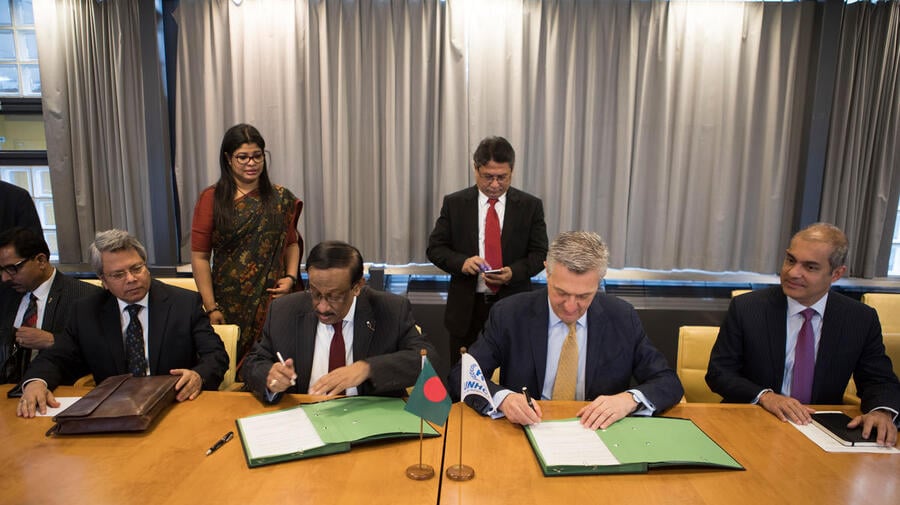 Switzerland. MOU between UNHCR and Bangladesh