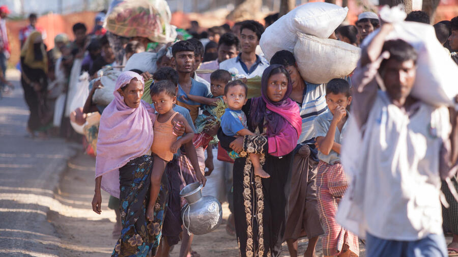 Bangladesh. General views of Kutupalong refugee camp and surrounding areas