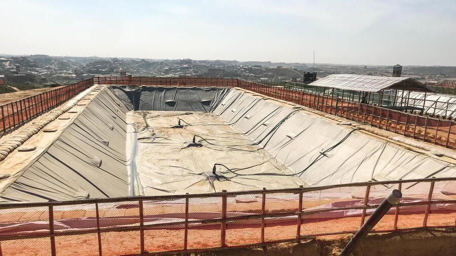 The biggest-ever waste treatment plant in a refugee camp in Bangladesh.