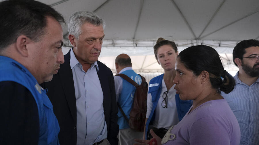 Brasil. Field visit of HC, Filippo Grandi, to Brasil to see the situation of Venezuelan refugees and migrants.