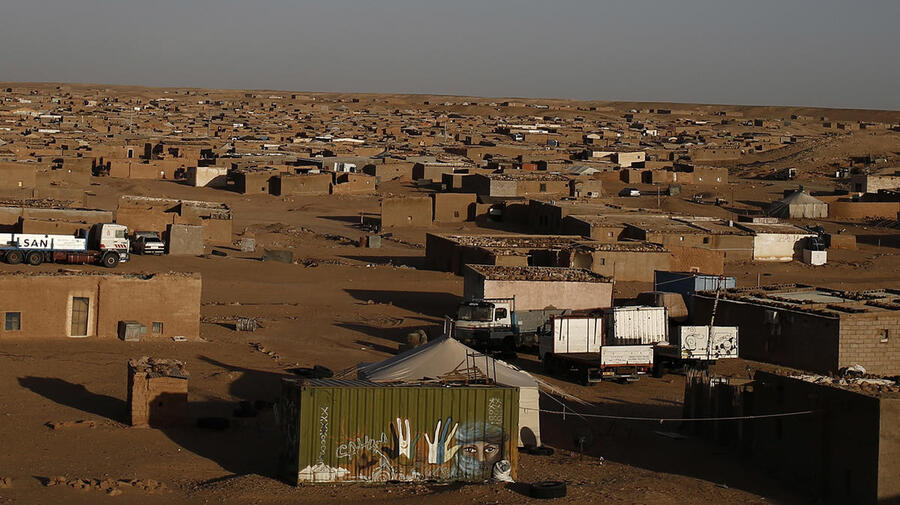 Algeria. A general view of a part of the refugee camp of Boudjdour in Tindouf