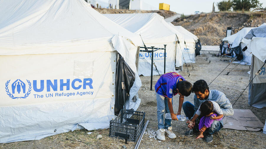 Greece. UNHCR ramps up support after fire destroys Moria reception centre.