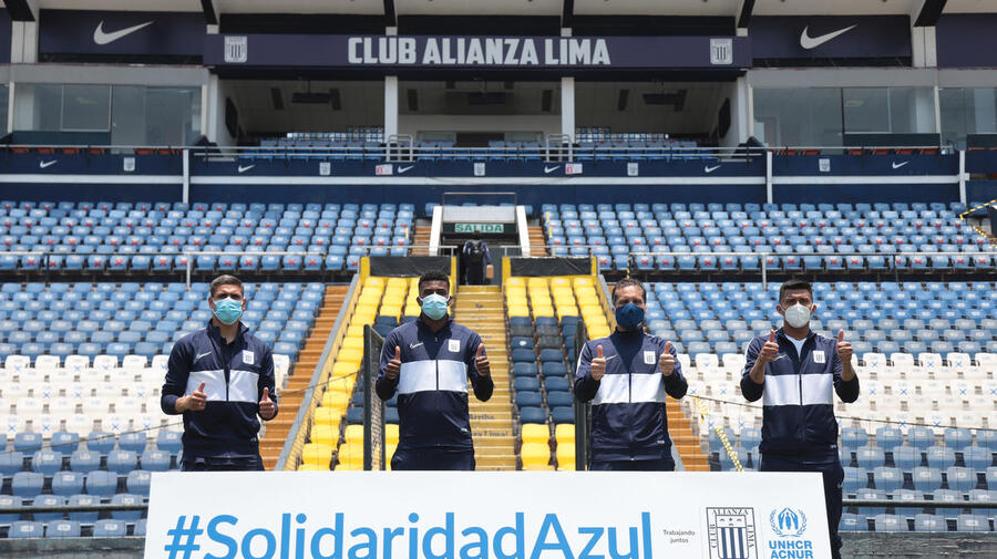 Peru. Peruvian football club Alianza Lima partners with UNHCR to support refugees