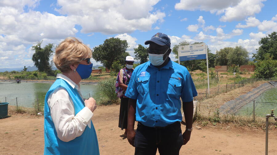 Zimbabwe. UNHCR Assistant High Commissioner visit