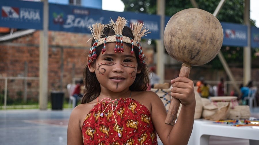 Preservar la cultura warao entre la niñez es uno de los objetivos de las comunidades indígenas de la etnia en Belém.
