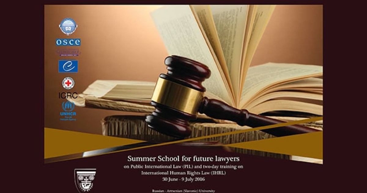Summer School on Public International Law | UNHCR Armenia