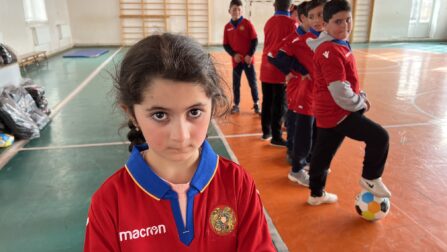 Play Together for Integration, project by UEFA, FFA and UNHCR, Martuni, Armenia