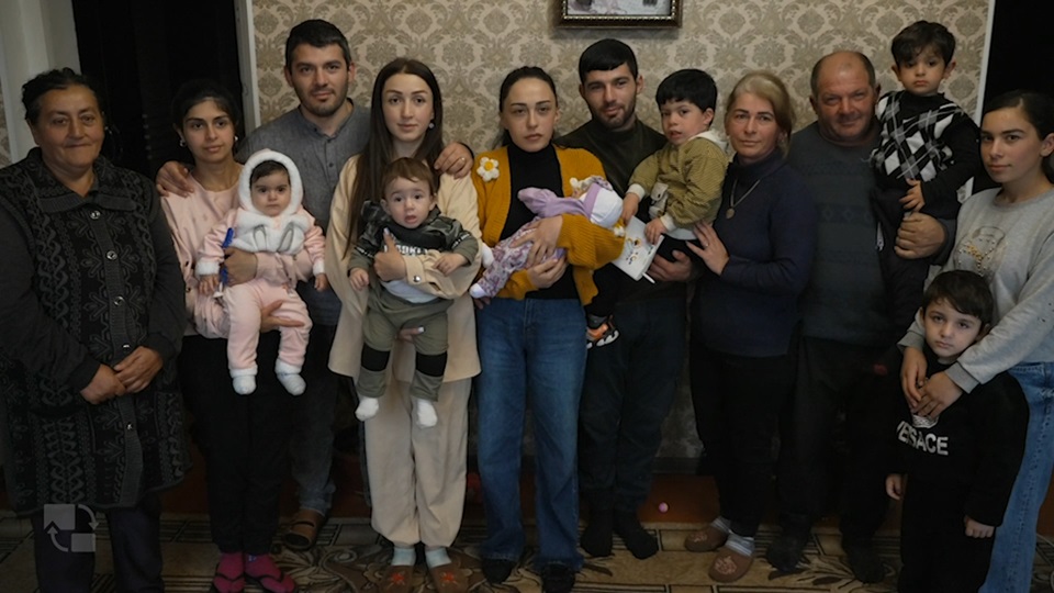 Refugee family in Vardenis, Armenia