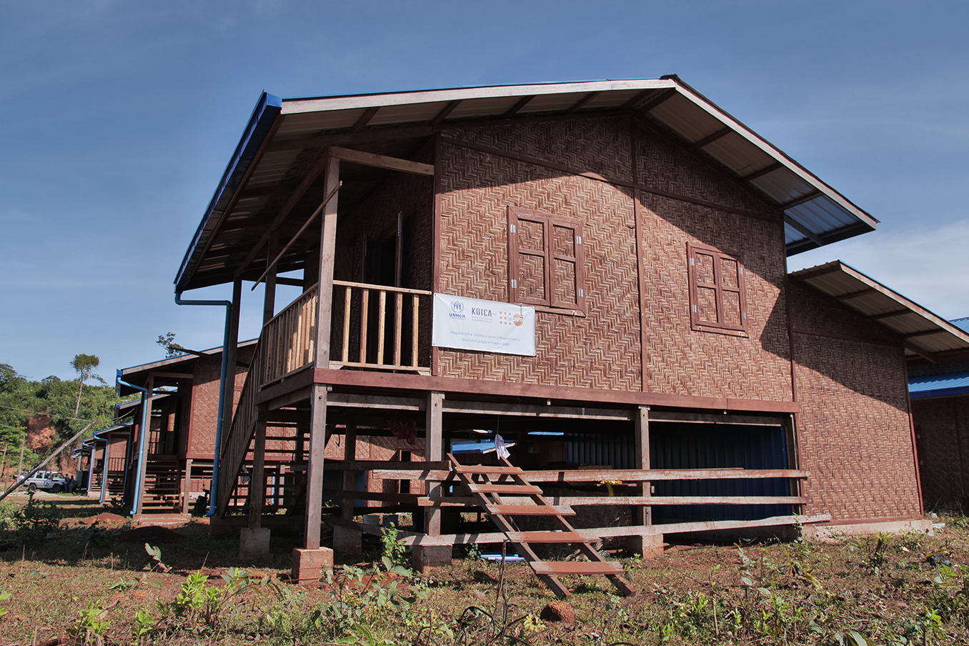 A KOICA funded shelter to support the voluntary return and settlement of internally displaced persons (IDPs) in Kachin in the north-east of Myanmar.
