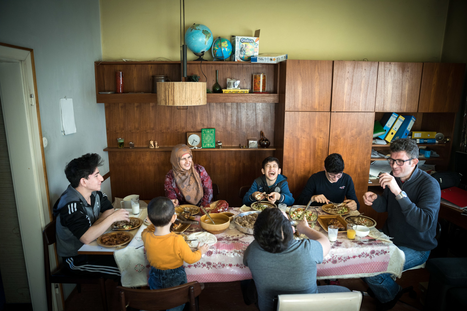 Austria. Refugees long for reunion with loved ones left behind.