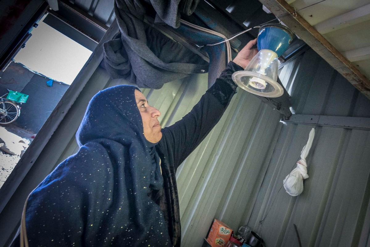 Jordan. Sustainable electricity improves the lives of Azraq refugees