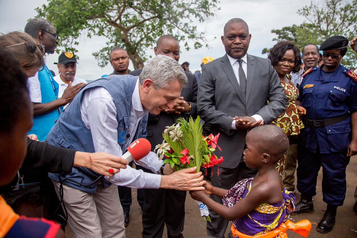 DR Congo. HC visit to Mulongwe Refugee Camp south Kivu