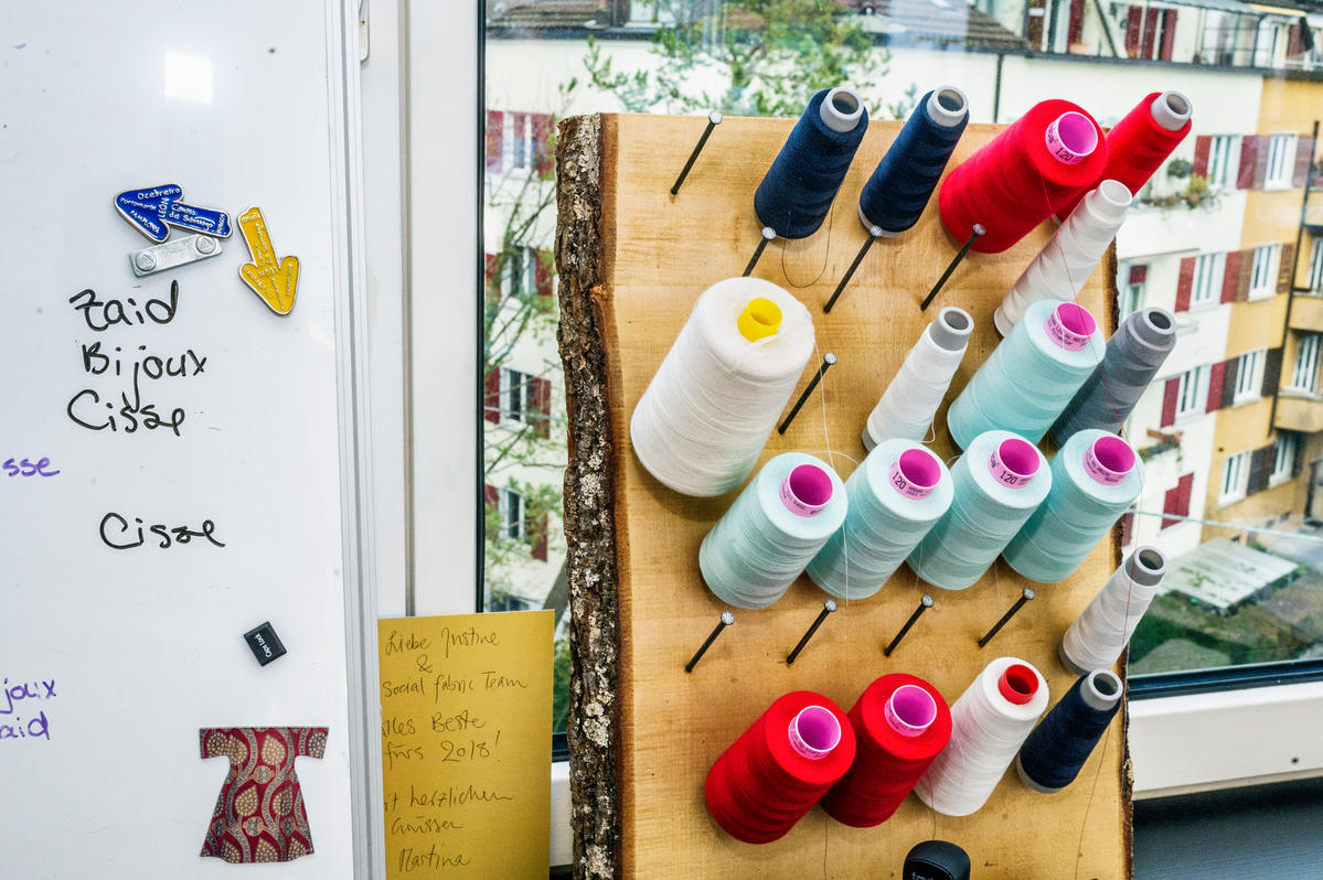 Switzerland. The textiles workshop empowering refugees