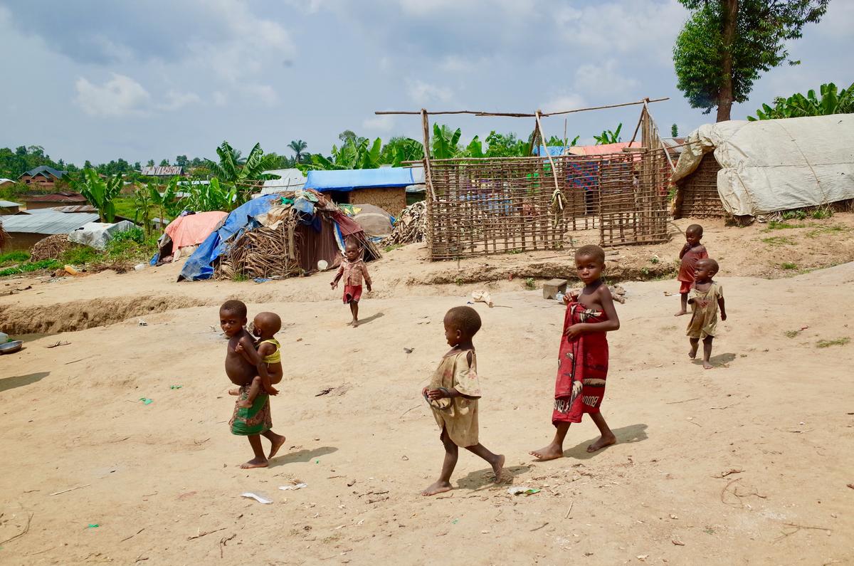 Democratic Republic of Congo. Mbuti IDPs (indigenous community)