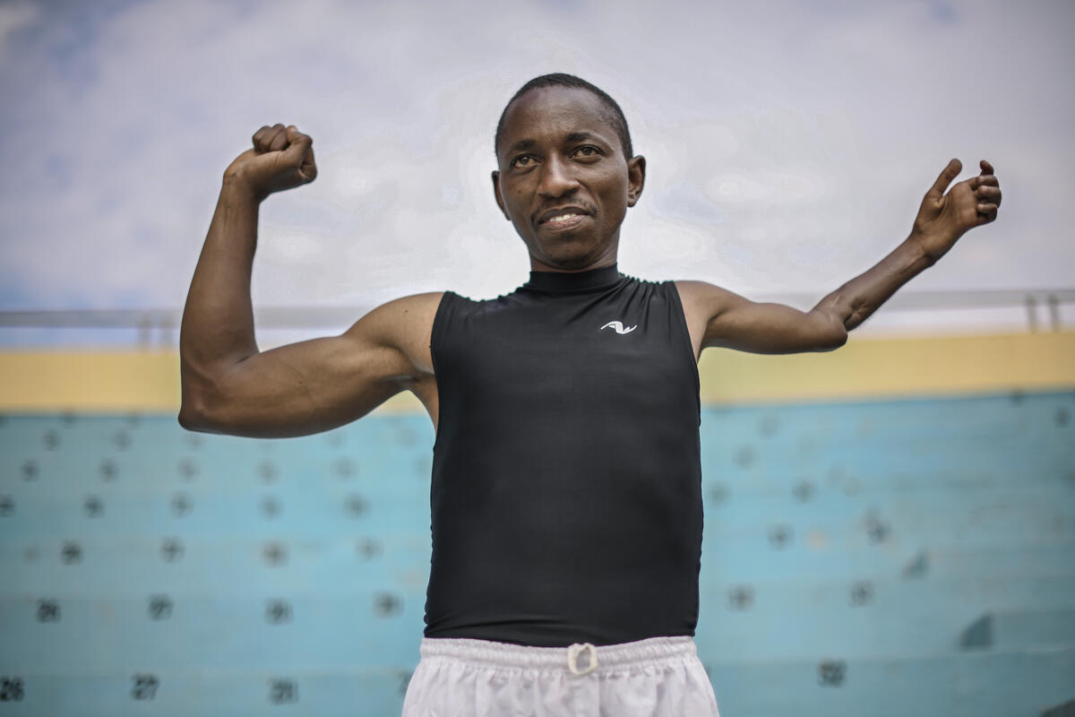 Rwanda. Impact of sport in uplifting the spirit and hopes of refugees at Mahama refugee camp