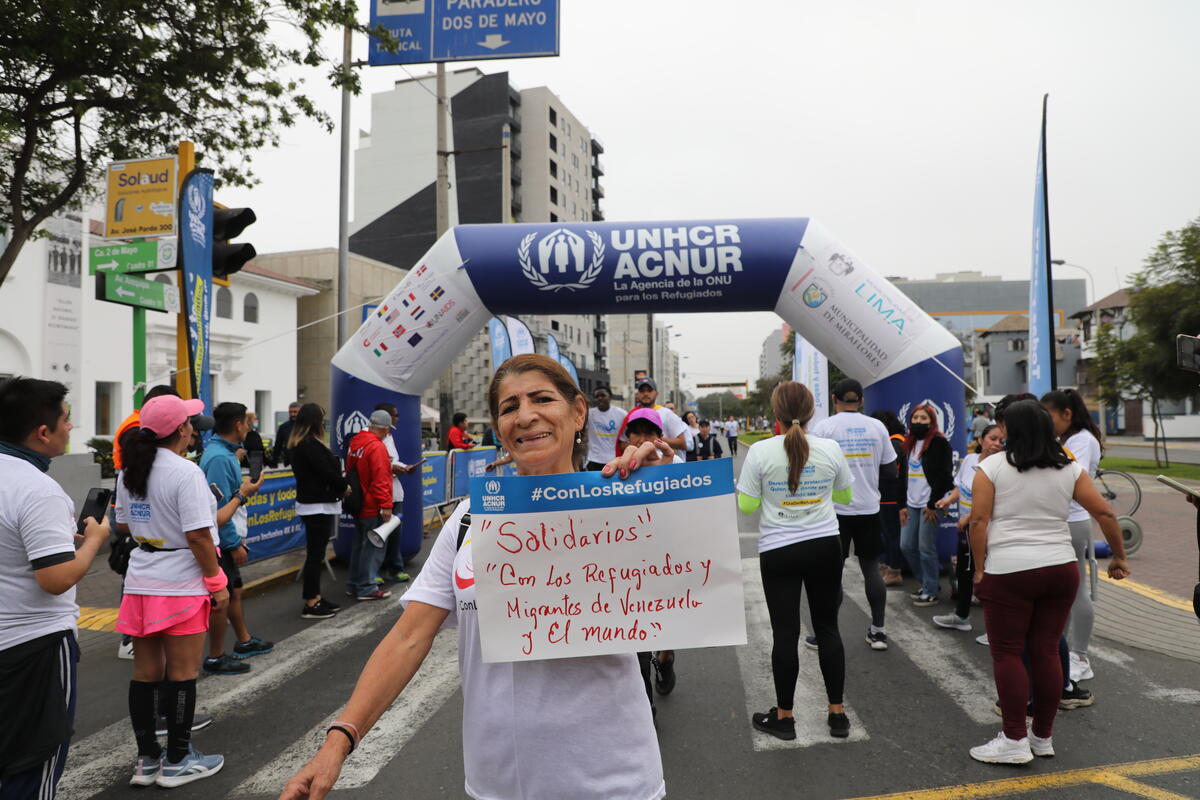 Peru. Great Inclusive Race for World Refugee Day 2022