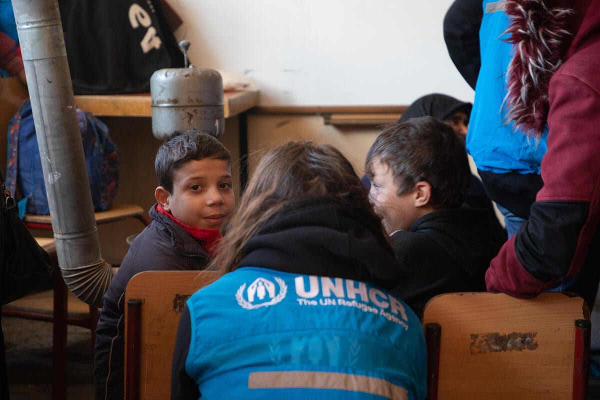 Syria.UNHCR provides assistance to families severely affected by the earthquake