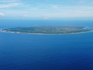 An island in the ocean