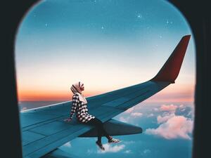 The Netherlands. Manaal from Somalia dreams of being an air stewardess to travel (The Dream Diaries)