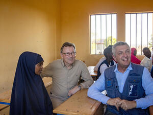 Ethiopia. UN Refugees Chief official visit to Somali region, Ethiopia