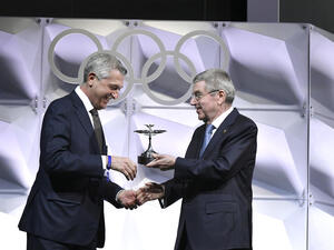 Switzerland.UN Refugee Agency honoured with Olympic Cup for sporting contribution